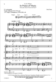 In Praise of Music Three-Part Mixed choral sheet music cover Thumbnail